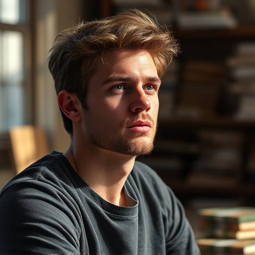 Portrait de David, élève aux Ateliers du Jeu Véritable