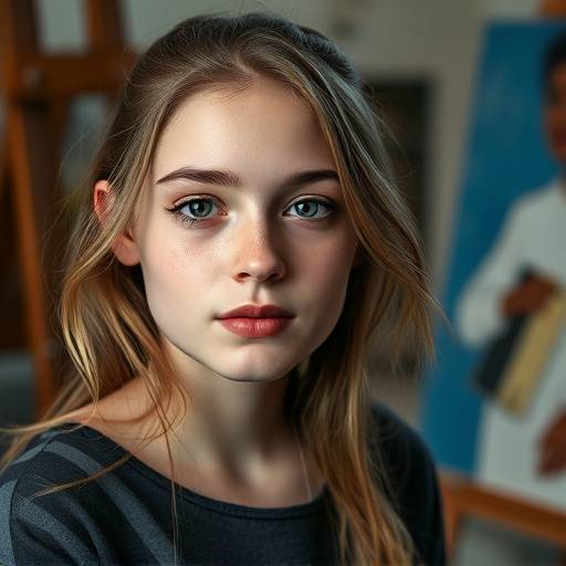 Portrait de Isabelle, élève aux Ateliers du Jeu Véritable